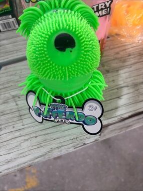 Squeaky Sensory Toy - Neon Green